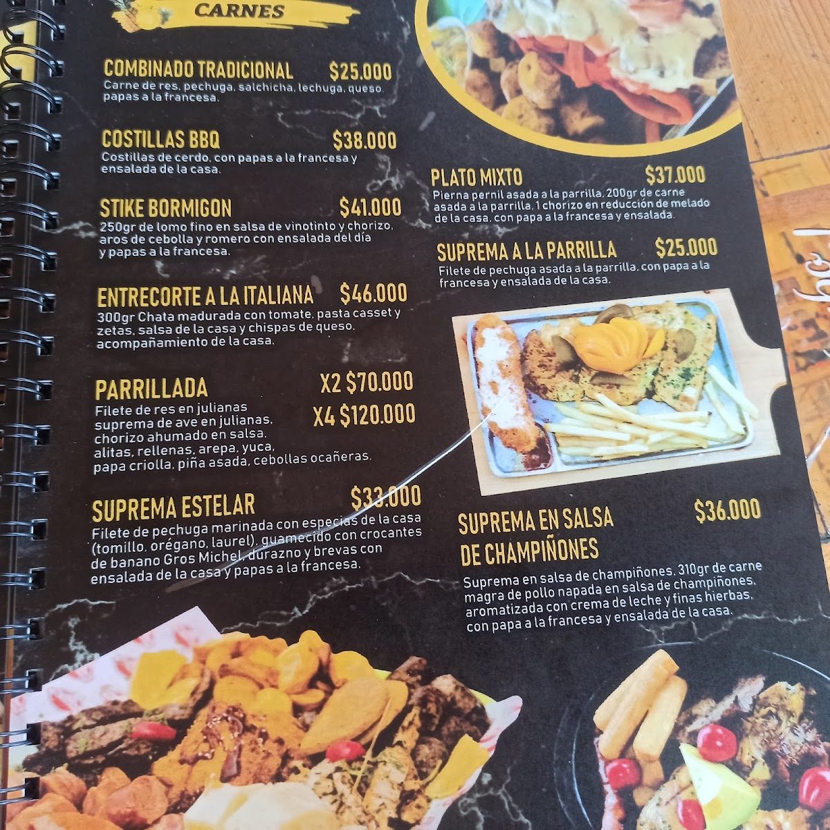 Menu Mi Pueblito Restaurante Campestre-1