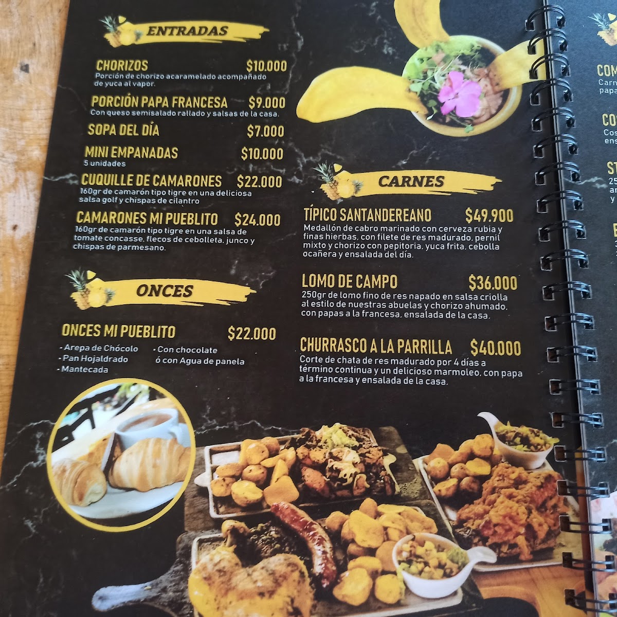 Menu Mi Pueblito Restaurante Campestre-2