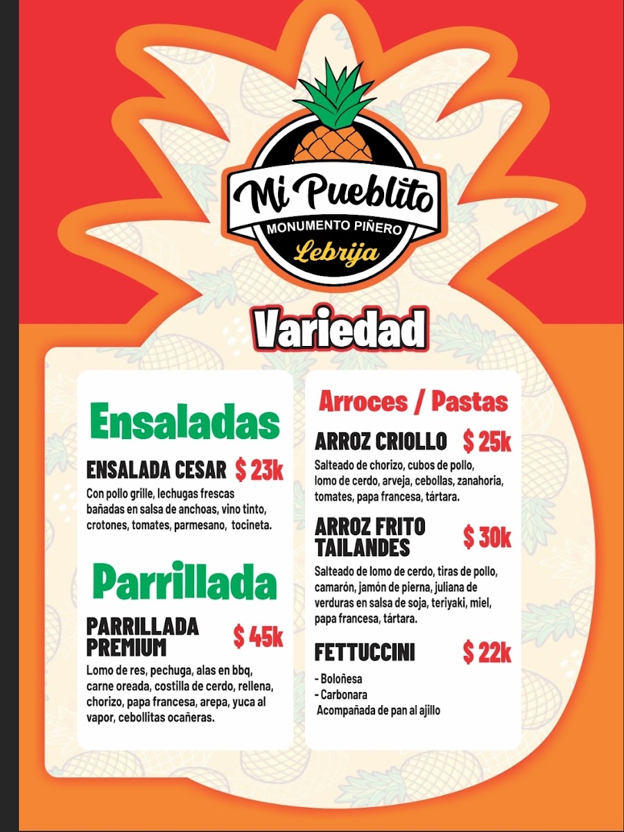 Menu Mi Pueblito Restaurante Campestre-4